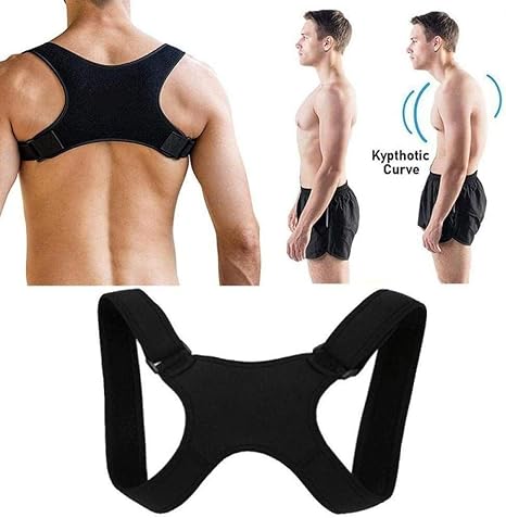 Amazon Co Jp 姿勢補正器 男性と女性の背中 肩と首の痛みの軽減 超薄型 目立たないデザインのための調整可能な姿勢ブレース ホーム キッチン
