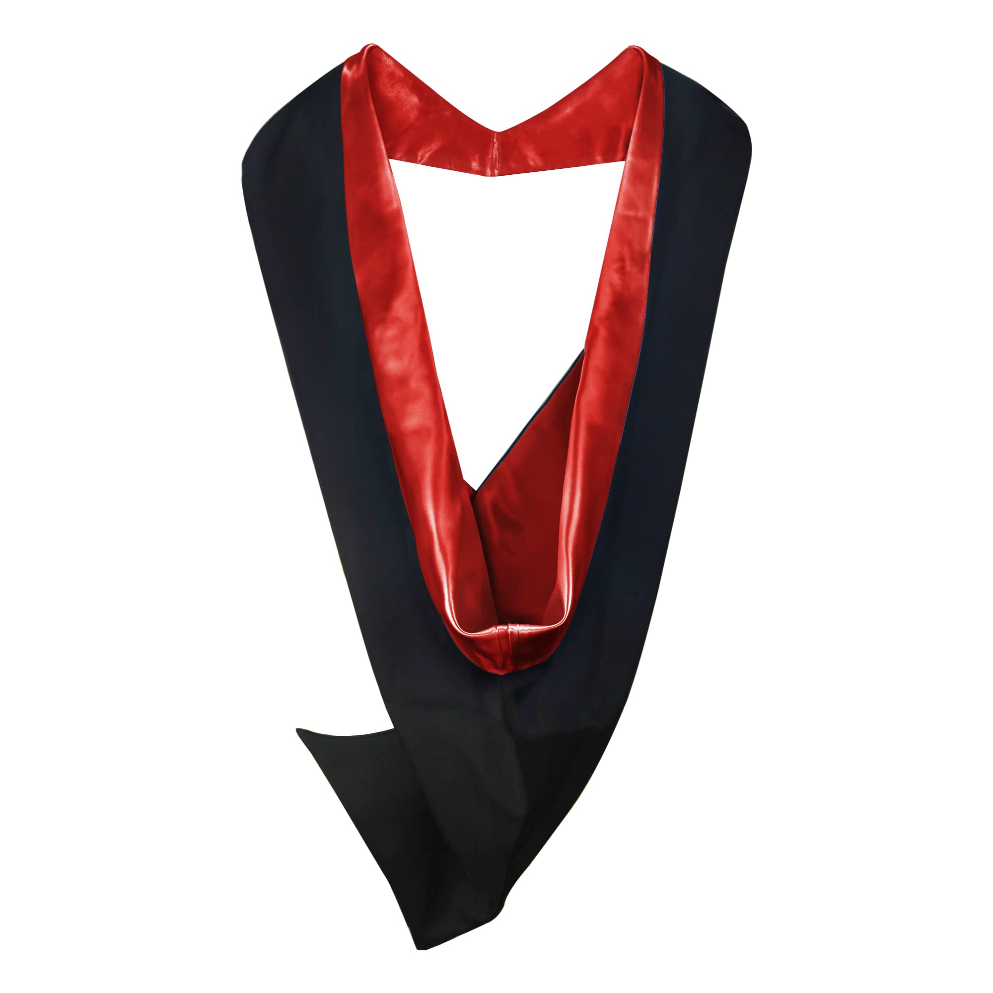 GraduationMall Graduation Hood for UK Academic Bachelor Diploma Unisex Red