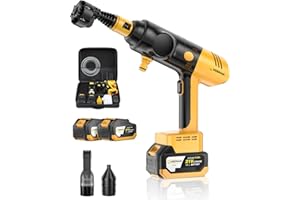 OUSEMAN Car Vacuum Portable Cordless - CarCraftKit 3-in-1 Kit, Pressure Washer, Air Duster, with 2x25000mAh Battery, 20000PA Car Vacuum Cleaner, 10000 RPM Air Duster, 280 PSI High Power Pressure Washer Easy