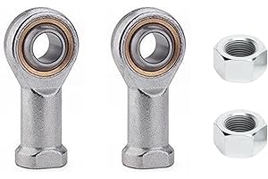 MOUMOUTEN Rod End Bearings, 2PCS SIL12T/K M12*1.25 PTFE Composite Material Female Thread Rod End Joint Bearing Self-Lubricating Heim Joint
