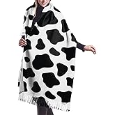 ZFYIPOK Women's Fashion Scarves, Dalmation Print Comfortable Long Shawl Winter Soft Warm Scarf