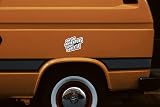 CTD Funny On An Adventure Car Sticker Vinyl 130x90mm White Black view 2