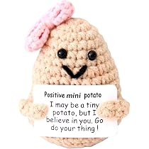 Amazon.com: qyqkfly Mini Positive Cute Funny Life Potato Tomato ...