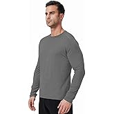 Men’s Merino Wool Base Layer Shirt – Long Sleeve Thermal Hiking Ski Outdoor Quick-Dry Warm Top