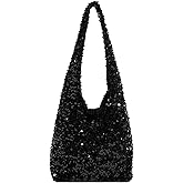 Extolove Sequin Bag Bling Purses for Women Sparkly Evening Bag Hobo Glitter Purse Handbag for Party Wedding