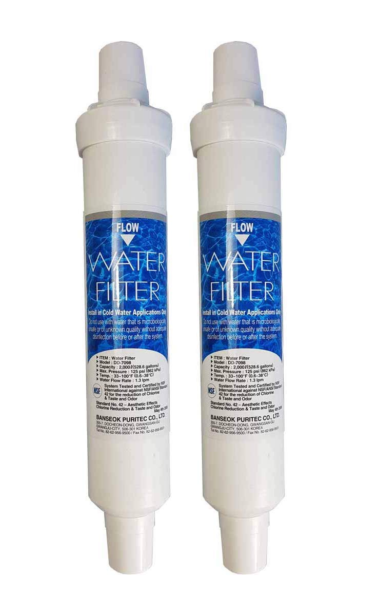 Banseok Daewoo DD-7098 - Juego de 2 filtros de agua para nevera ...