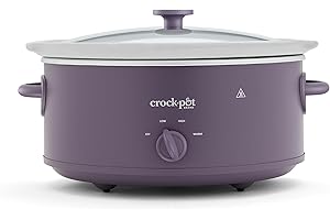 Crock-Pot Design Series 7-Quart Manual Slow Cooker, Purple Potato