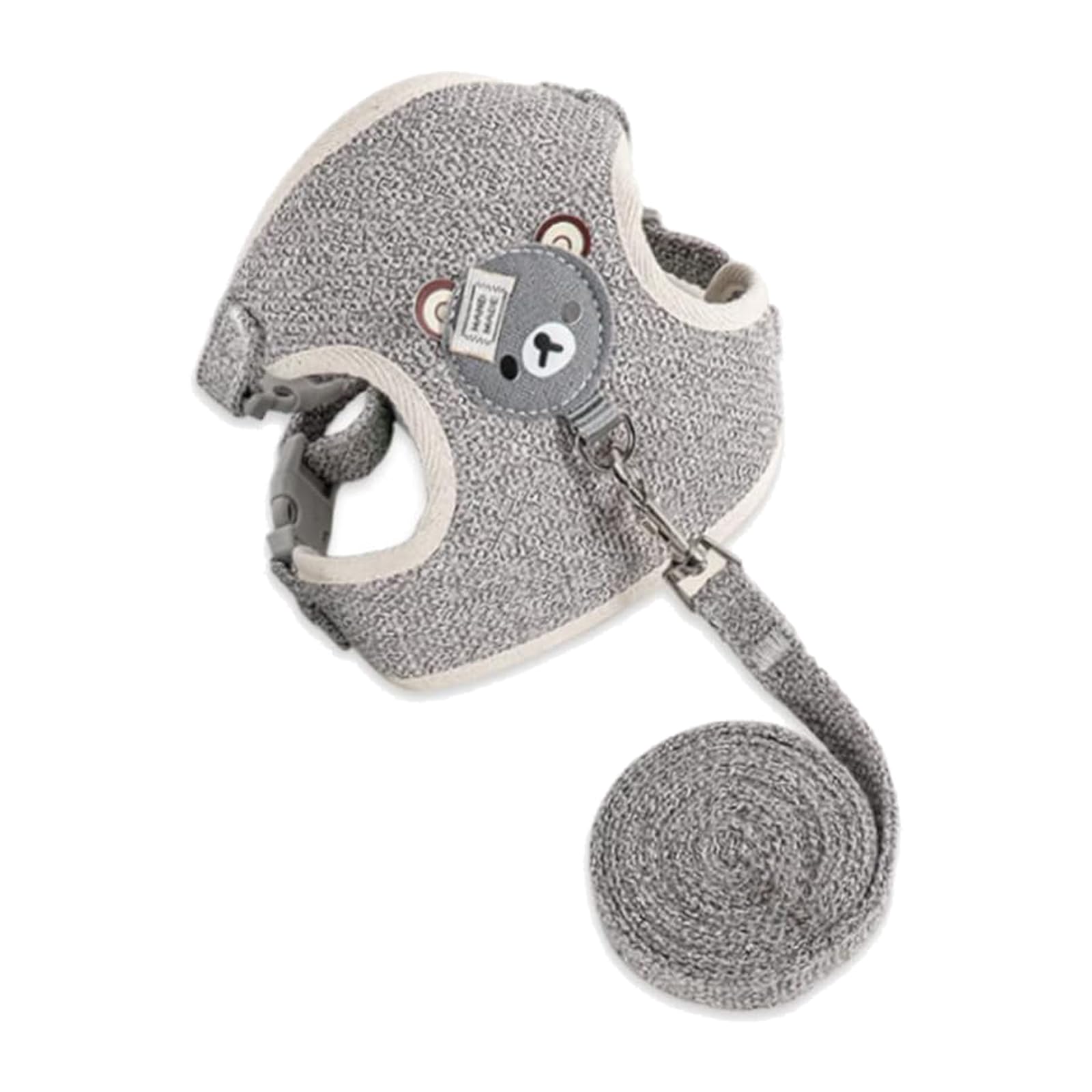 Rabbits Harness Elastic Lead Soft Padded Pet Vest Adjustable Rabbit Leash and Harness Set Pet Harness and Lead for Hamsters Small Cats Bunny Dogs