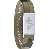 Sunnydeer Bible Verse Bracelets With NFC,Christian Bracelet daily bible verse bracelet,Inspirational Religious Gifts For Men Women Teens wristbands(Bible bracelets brown)