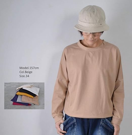 Amazon Co Jp Chloro Sister クロロシスター エーゲ海天竺 ドルマンプルオーバー ネコポス便 Cs2914 全8色 レディースファッション カットソー 長袖 トップス 綿100 日本製 サイズ34 サイズ36 サイズ34 ダークパープル 服 ファッション小物