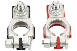 Cryfokt 2pcs Battery Terminal Set 243407F000 243407F001 for Fit for Nissan Models Professional Replacement Clamp Assembly