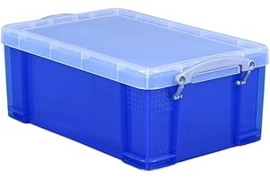 REALLY USEFUL BOX Really Useful 9 Litre Plastic Storage Box - LightBlue, Standard Packaging