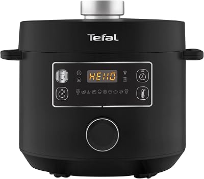 Tefal Turbo Cuisine Electric Pressure Cooker 10-in-1 4.8L 1000W Black