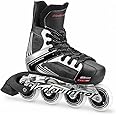 Rollerblade Bladerunner Dynamo Jr Size Adjustable Hockey Inline Skate, Black and Red, Inline Skates