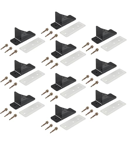 GaotKeut 25-Pack Snow Guards For Metal Roofs – Snow Stopper With Screws & Washers, Rust-Resistant, Easy Install, 3.27" X 1.77" X 2.91"