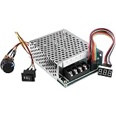 DC Motor Speed Controller, DC10V-55V PWM Reversible Motor Controller Switch with Digital Display