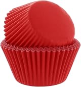Culpitt Select Red Baking Cases 50mm Greaseproof Cups Pack 50