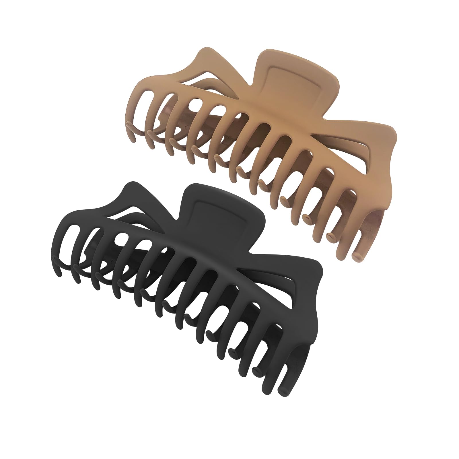 Yovell 14cm Large Hair Clips for Thick Hair Women, 5.5" Big Non-slip Matte Hair Claw Clips Jumbo Strong Hold Hair Jaw Clips, Hair Accessories for Girls (Matte Colours)
