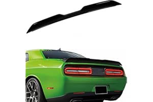 KKoneAuto Rear Spoiler Compatible with Challenger 2008-2017 Demon Style 2 Door Coupe SRT SXT GT SE Rear Trunk Wing Spoiler Fit for Challenger without Camera, Gloss Black