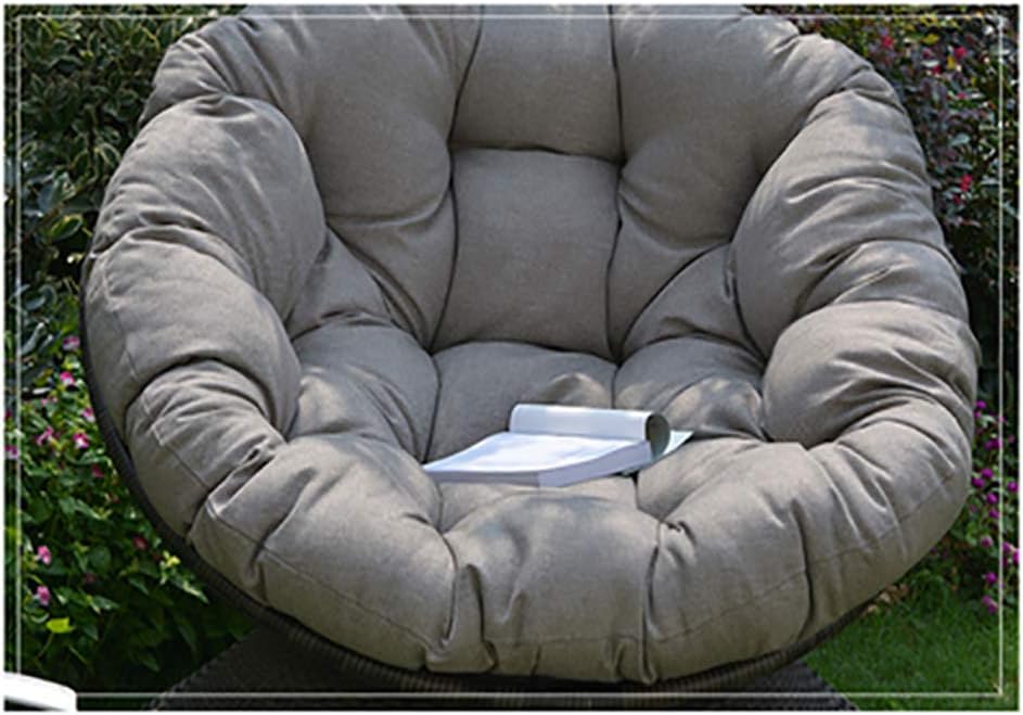 Round Cushion Thick Comfortable Cushion Pad,Tufted Patio Seat Pads,overstuffed Decor Indoor Outdoor Dining Chairs Cushion Gray 40x40cm(16x16inch)