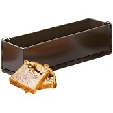 Gobel - Long Hinged Pate en Croute Mold, Non-Stick, 15.7 in | Made in France; serves approx. 20; 3.1 in wide &amp; tall; PFAS-free non-stick, oven-safe 482F; hinged, removable base