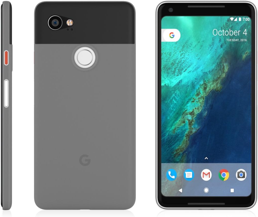 Minimal Case Designed for Google Pixel 2 XL (Clear Black)