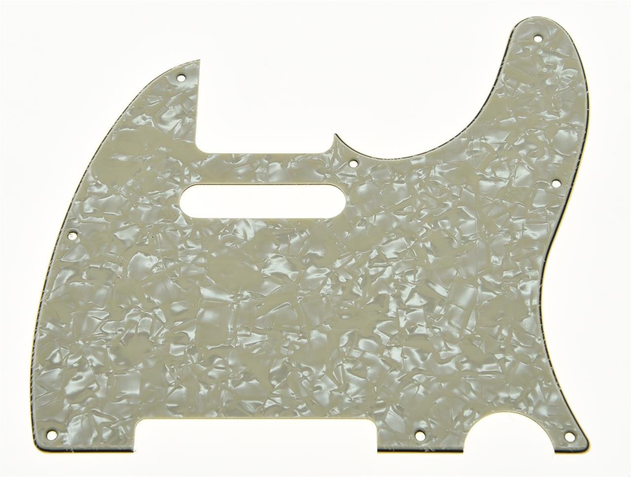 KAISH 8 Hole Tele Style Pickguard TL Guitar Pick Guard Scratch Plate for Tele/Telecaster Aged Pearl