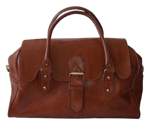 small leather overnight bag
