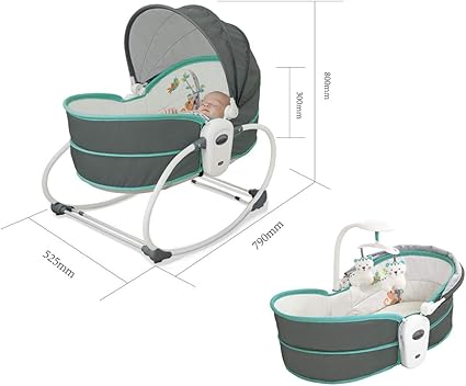 5 in 1 baby rocker bassinet
