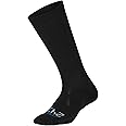 2XU Unisex 24/7 Compression Socks - Enhance Circulation & Reduce Fatigue - Black/Black