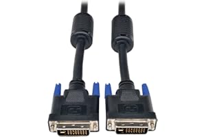 Tripp Lite DVI-I Dual Link Digital and Analog Monitor Cable (DVI-D M/M) 6-ft.(P560-006-DLI)