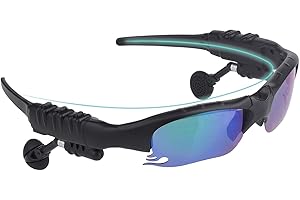 GELETE Smart Bluetooth sunglasses discolored Lenses for Make Phone Calls and Listen to Music navigation Suitable