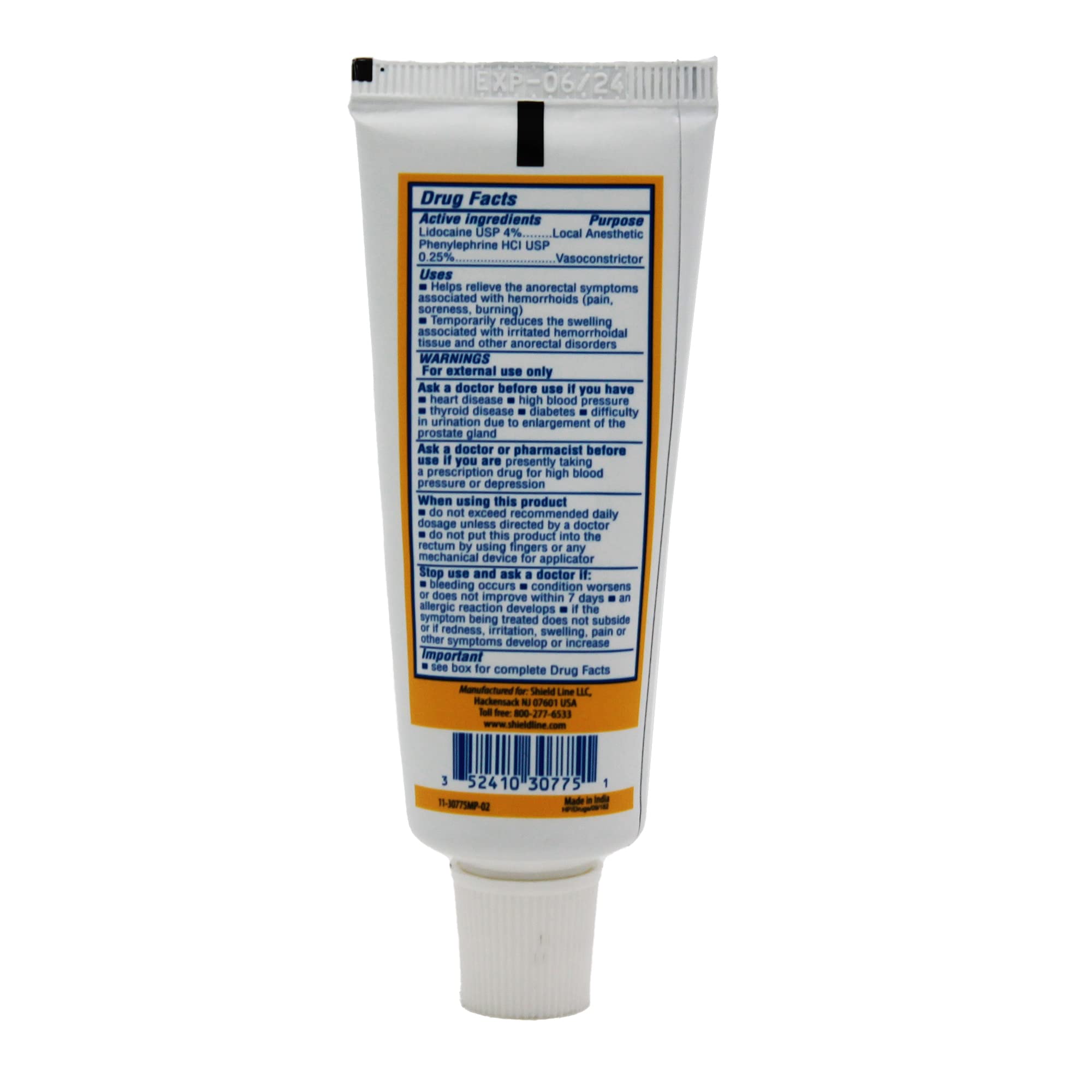 Medpride Maximum Strength Hemorrhoid Cream With Applicator - Paraben-Free Hemorrhoid Treatment For Internal & External Use- Effective Hemorrhoid Relief For Fissures, Itching, Swelling & Bleeding