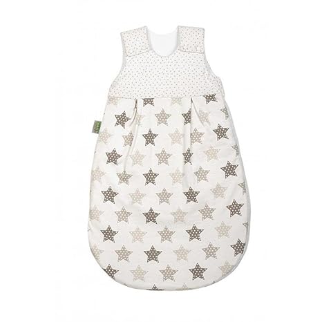 Odenwälder Babynest Jersey-Schlafsack Basic 1425 Gr. 90 cm Sterne latte