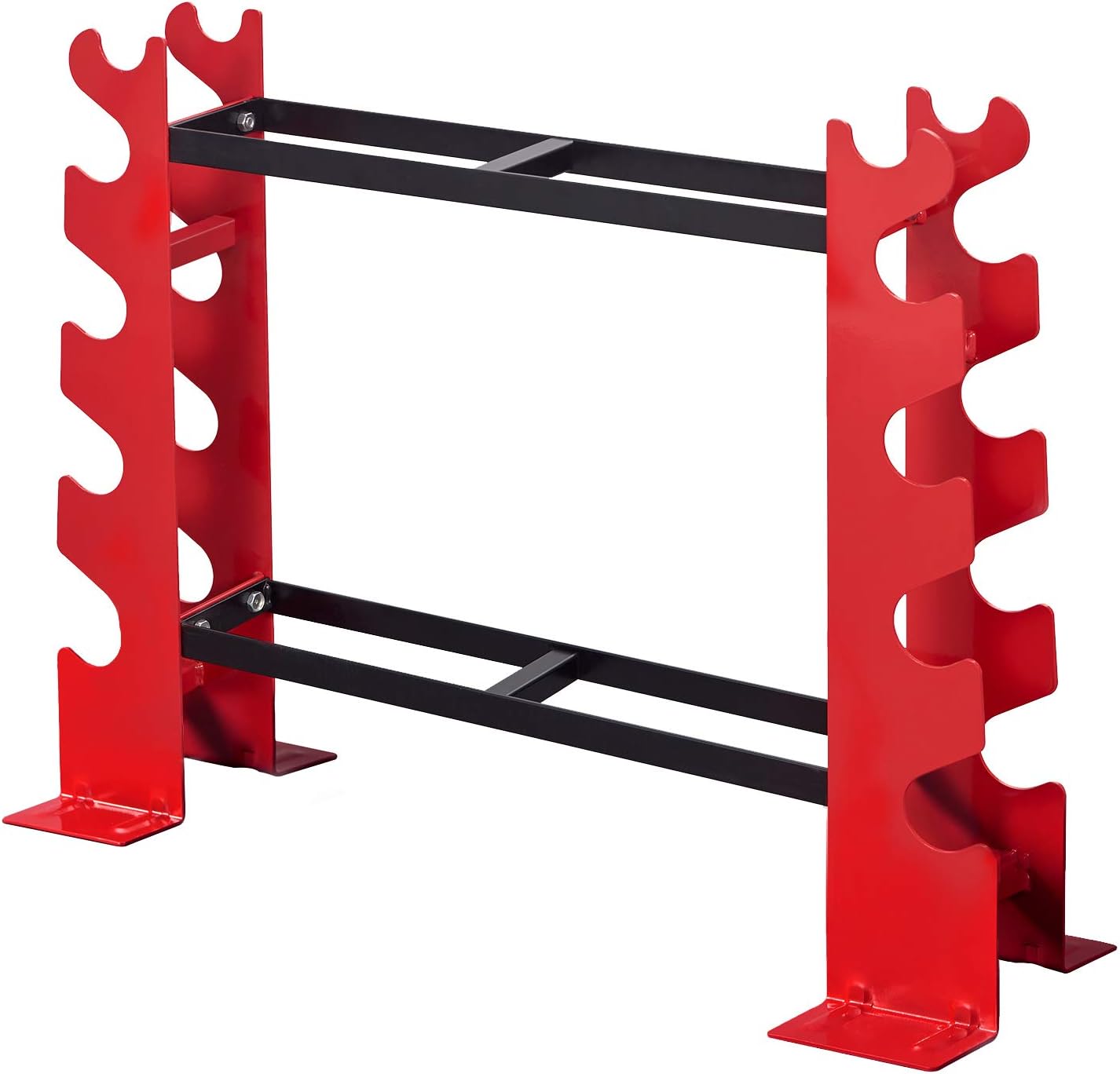FISUP Dumbbell Rack Stand Only for Home Gym Weight Rack for Dumbbells, 22.04 x 9.05 x 28.3 inches, 330 LBS Weight Capacity