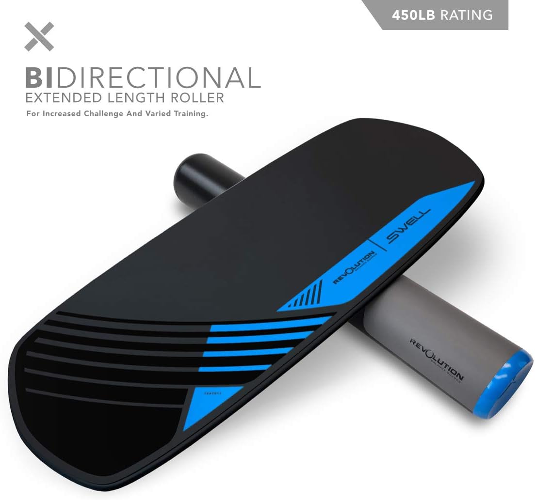 Revolution Swell 2.0 | Surf & Paddle Balance Board Trainer (Midnight - Black) : Sports & Outdoors
