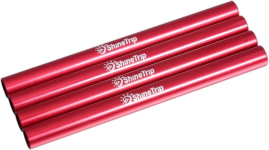 Adjustable Tent Poles and Aluminum Alloy Camping Tubes Tent,Suitable for Replacement Fiberglass Pole Set