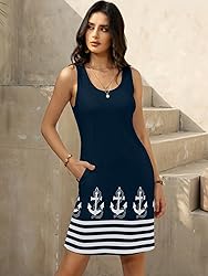 LUXVEER Women's Summer Dress 2025 Sleeveless