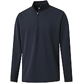 M MAELREG Quarter Zip Pullover Men Mock Neck Long Sleeve Performance Golf Athletic Pullover Half Zip Mens Sweatshirt