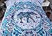 Sandyshow 3PC India Elephant Bedding Full/Queen Bohemia Microfiber Duvet Cover Set, Mandala Design (King, Elephant)