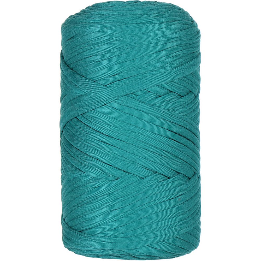 1 Pcs 400g Cotton Soild Color T-Shirt Yarn Fabric Crochet Yarn for DIY Knitting Handbags Hat Shoes Purse Basket