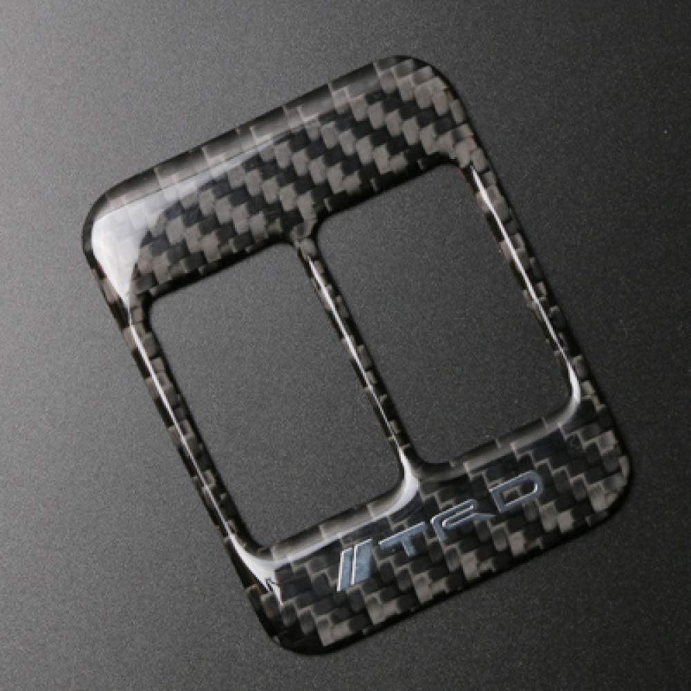YXSMTB Car Interior Refit Carbon Fiber Seat Heating Button Decorative Frame Modification Trim For Subaru BRZ For Toyota 86