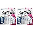 Energizer AAA Batteries, Triple A Lithium, 4 Count (Pack of 2)