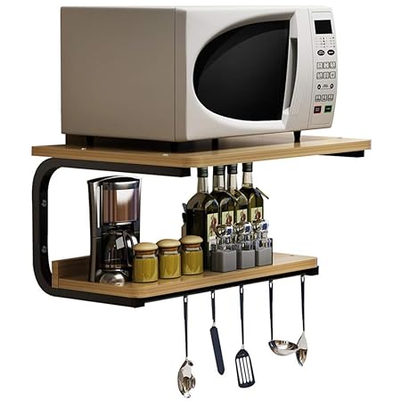 Soportes Estante De Cocina, 2 Capas - Estante para Microondas ...