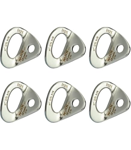 Climbing Bolt Hanger, Pack Of 10 Lightweight Stainless Steel