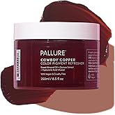Pallure Color Pigment Refresher Mask, Semi Permanent Hair Color Depositing Conditioner, 8.5 Oz (Copper Brown)