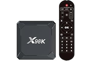 Sidiwen Android 13.0 TV Box, X98K Android TV Box 4GB RAM 32GB ROM, RK3528A Quad-Core Dual Wi-Fi 2.4G/ 5G TV Box Android, 3D Ultra HD 8K/ BT 5.0/ 100M LAN/USB 3.0 HDR10 Ultra HEVC Android Box