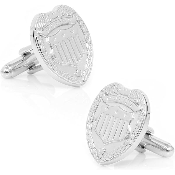 .40 S&W Hollow Point Bullet Cufflinks - Handmade Metal Cuff Links, 5/8 Inch