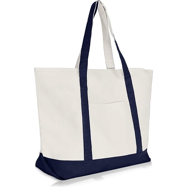 Bolso De Mano Dalix, Para Mujer, En Algodón, De Lona, Color Negro