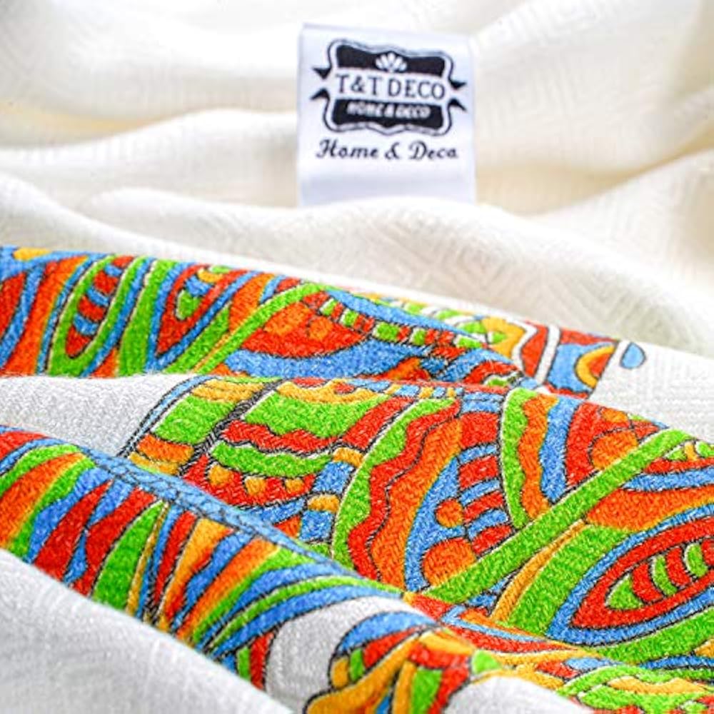 TTDECO Turkish Beach Towel - 37in X 67in Sand Cloud 100% ...